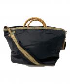 LeSportsacレスポートサック）の古着「LARGE BAMBOO TOTE」｜ブラック
