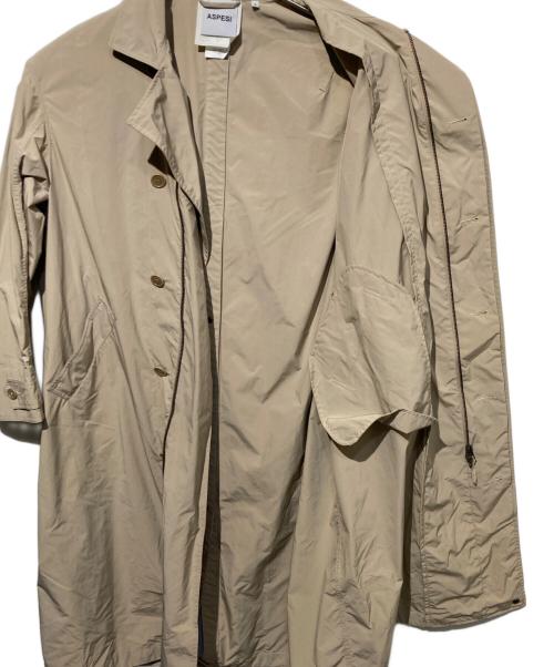 ASPESI（アスペジ）ASPESI (アスペジ) ステンカラーコート ベージュ サイズ:Ｓの古着・服飾アイテム