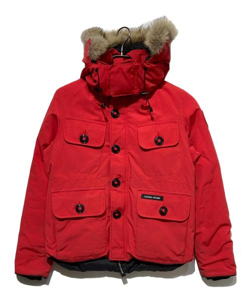 CANADA GOOSE（カナダグース）CANADA GOOSE (カナダグース) RUSSELL PARKA レッド サイズ:Sの古着・服飾アイテム