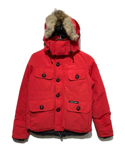 CANADA GOOSE（カナダグース）CANADA GOOSE (カナダグース) RUSSELL PARKA レッド サイズ:Sの古着・服飾アイテム