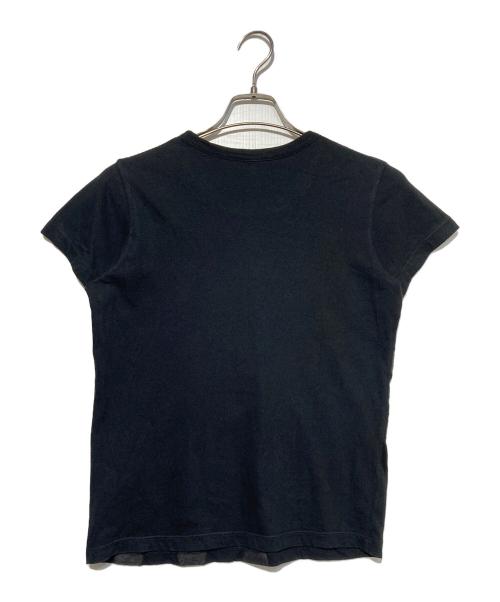 Y's（ワイズ）Y's (ワイズ) ドット柄Tシャツ ブラック サイズ:2の古着・服飾アイテム