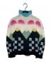 me ISSEY MIYAKE（ミーイッセイ ミヤケ）の古着「ハイネックプリーツカットソー」｜マルチカラー