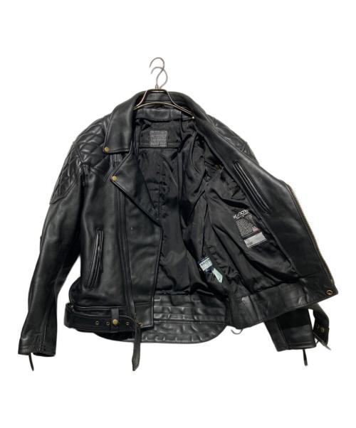 KADOYA（カドヤ）KADOYA (カドヤ) パデッドダブルライダース ブラック サイズ:Fの古着・服飾アイテム