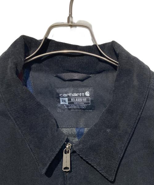 CarHartt（カーハート）CarHartt (カーハート) BLANKET-LINED DETROIT JACKET ブラック サイズ:2XLの古着・服飾アイテム