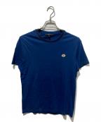 GUCCIグッチ）の古着「ロゴワッペンtシャツ」｜ブルー