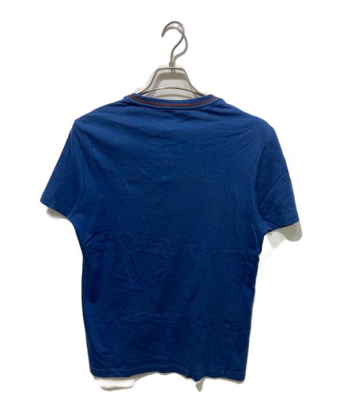 GUCCI（グッチ）GUCCI (グッチ) ロゴワッペンtシャツ ブルー サイズ:Sの古着・服飾アイテム