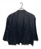 journal standard luxeジャーナルスタンダード ラックス）の古着「フレンチリネンツイル テーラージャケット」｜ブラック