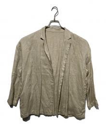 journal standard luxe（ジャーナルスタンダード ラックス）の古着「フレンチリネンツイル テーラージャケット」｜ベージュ