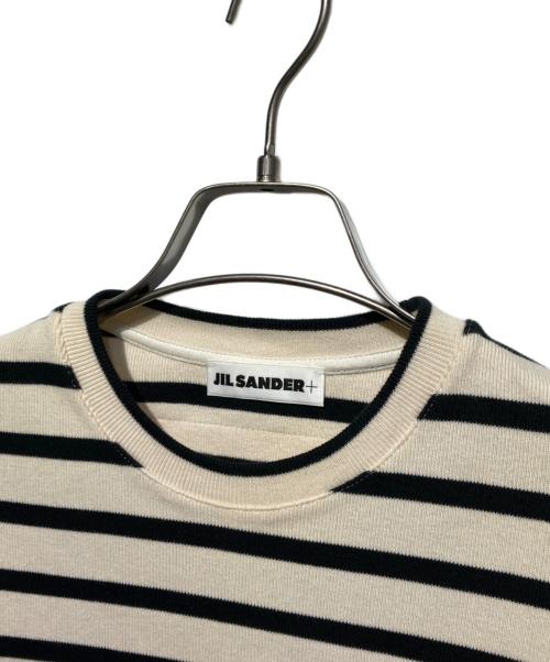 JIL SANDER+（ジルサンダープラス）JIL SANDER+ (ジルサンダープラス) ボーダーカットソー ベージュ サイズ:XSの古着・服飾アイテム