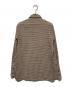 JIL SANDER (ジルサンダー) ウールチェック比翼シャツ ベージュ サイズ:32：18000円