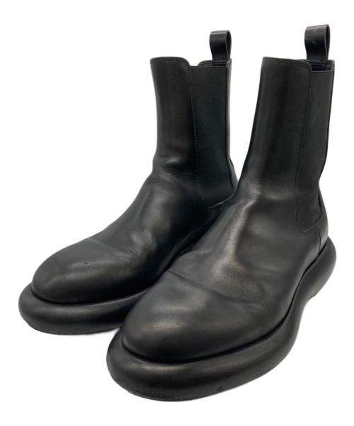 JIL SANDER（ジルサンダー）JIL SANDER (ジルサンダー) サイドゴアブーツ ブラック サイズ:40の古着・服飾アイテム