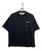 UNDERCOVERアンダーカバー）の古着「CoタイプライターSTヨーク切替PK TEE」｜ブラック