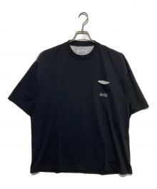 UNDERCOVER（アンダーカバー）の古着「CoタイプライターSTヨーク切替PK TEE」｜ブラック