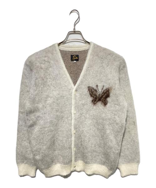 Needles（ニードルズ）Needles (ニードルズ) STUDIOUS (ステュディオス) 別注 Mohair Cardigan ベージュ サイズ:Ｍの古着・服飾アイテム