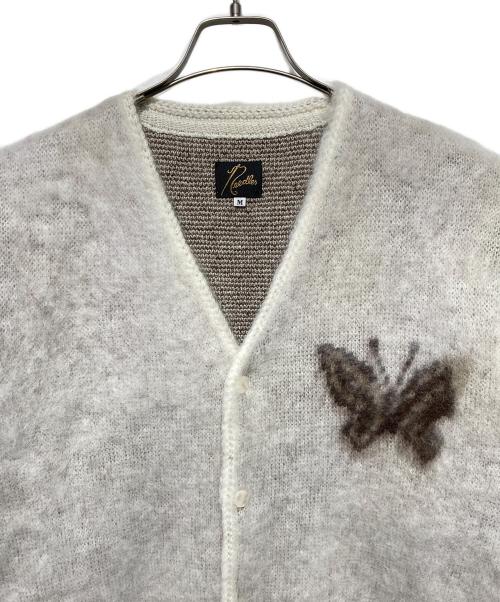 Needles（ニードルズ）Needles (ニードルズ) STUDIOUS (ステュディオス) 別注 Mohair Cardigan ベージュ サイズ:Ｍの古着・服飾アイテム