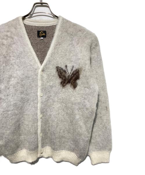 Needles（ニードルズ）Needles (ニードルズ) STUDIOUS (ステュディオス) 別注 Mohair Cardigan ベージュ サイズ:Ｍの古着・服飾アイテム