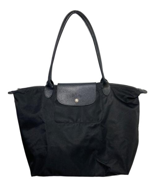 LONGCHAMP（ロンシャン）LONGCHAMP (ロンシャン) ルプリアージュ トートバッグ ブラックの古着・服飾アイテム