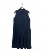 FRED PERRYフレッドペリー）の古着「ノースリーブワンピース」｜ネイビー