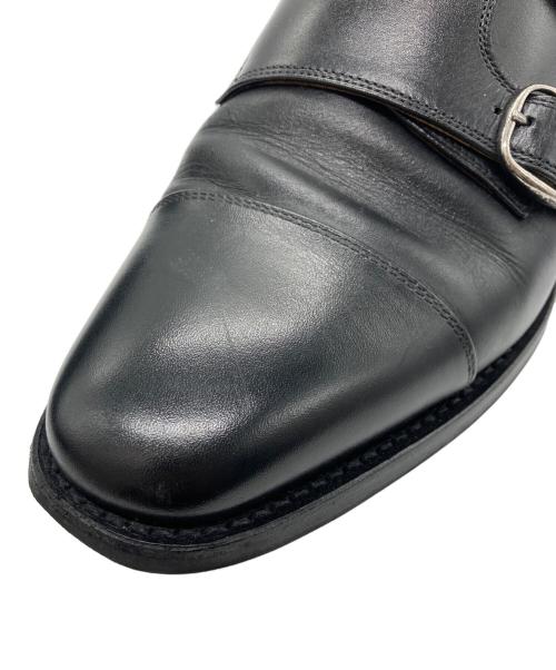 SCOTCH GRAIN（スコッチグレイン）SCOTCH GRAIN (スコッチグレイン) ダブルモンクストラップシューズ ブラック サイズ:25.5cmの古着・服飾アイテム