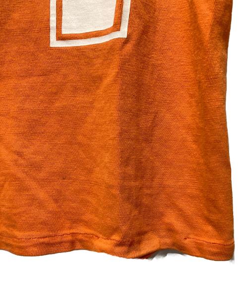Champion（チャンピオン）Champion (チャンピオン) フットボールTシャツ オレンジ サイズ:Mの古着・服飾アイテム