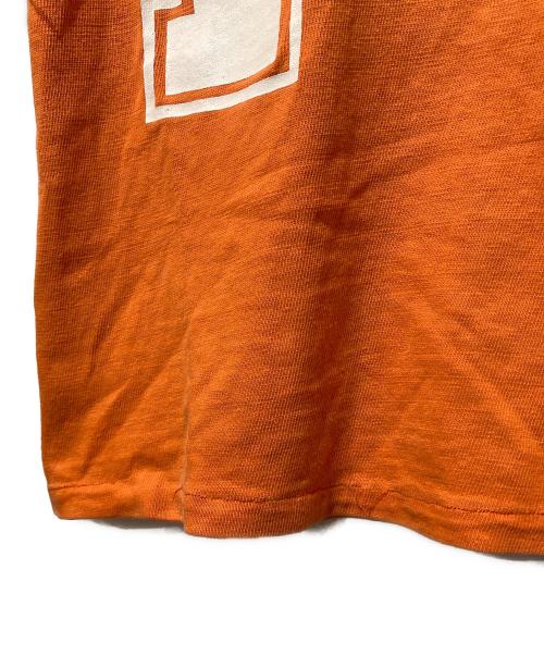 Champion（チャンピオン）Champion (チャンピオン) フットボールTシャツ オレンジ サイズ:Mの古着・服飾アイテム