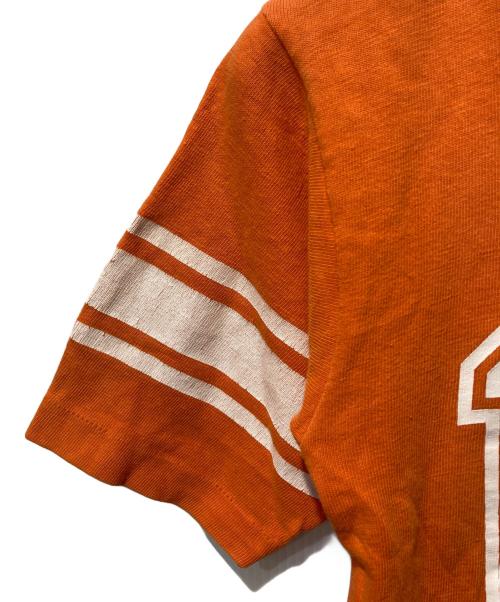 Champion（チャンピオン）Champion (チャンピオン) フットボールTシャツ オレンジ サイズ:Mの古着・服飾アイテム
