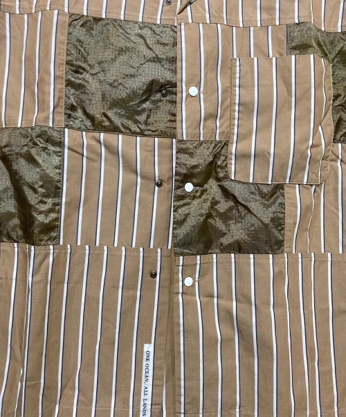 nanamica（ナナミカ）nanamica (ナナミカ) オープンカラーシャツ ブラウン サイズ:Sの古着・服飾アイテム