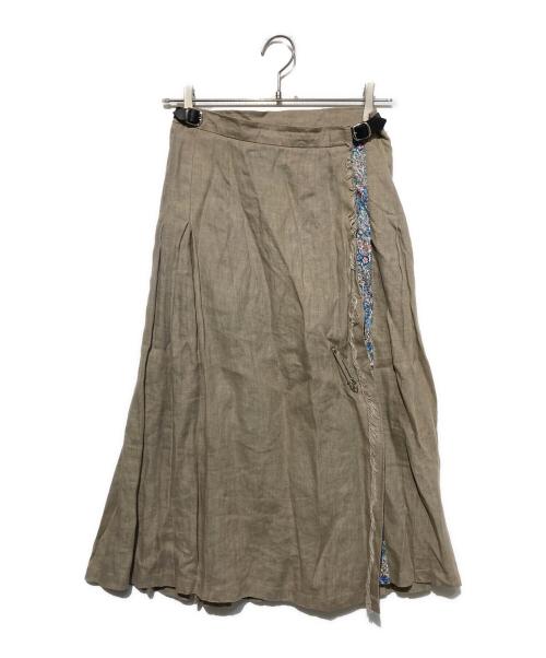 O'NEILL（オニール）O'NEILL (オニール) リネンスカート ブラウン サイズ:36の古着・服飾アイテム