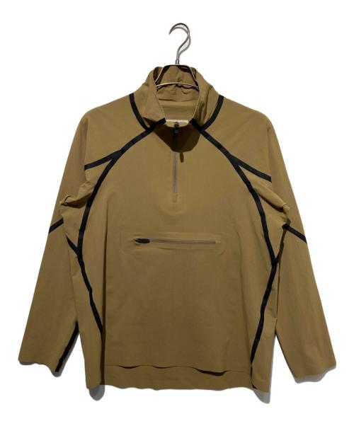 Snow peak（スノーピーク）snow peak (スノーピーク) シームレスハーフジップジャケット ブラウン サイズ:Mの古着・服飾アイテム