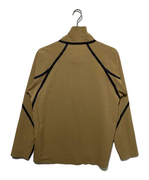 Snow peak（スノーピーク）snow peak (スノーピーク) シームレスハーフジップジャケット ブラウン サイズ:Mの古着・服飾アイテム