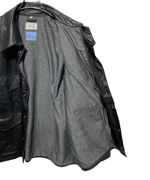 yoused（ユーズド）yoused (ユーズド) TAUP (タウプ) BARBSON LEATHER JKT ブラック サイズ:1の古着・服飾アイテム