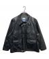 yoused（ユーズド）の古着「BARBSON LEATHER JKT」｜ブラック