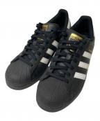 adidasアディダス）の古着「SUPER STAR ローカットスニーカー」｜ブラック