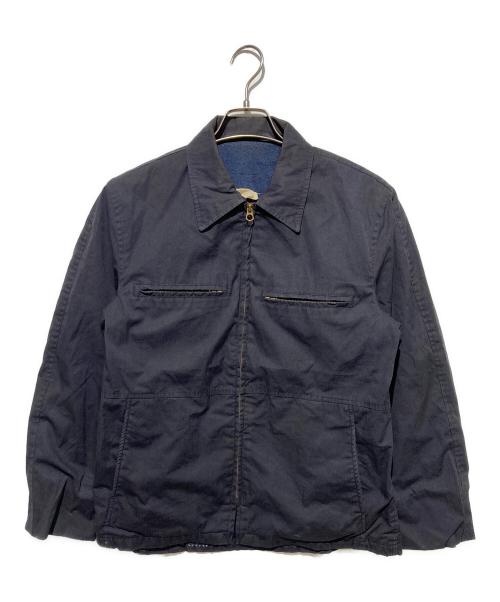 US NAVY（ユーエスネイビー）US NAVY (ユーエスネイビー) ユーティリティジャケット ネイビー サイズ:38Sの古着・服飾アイテム