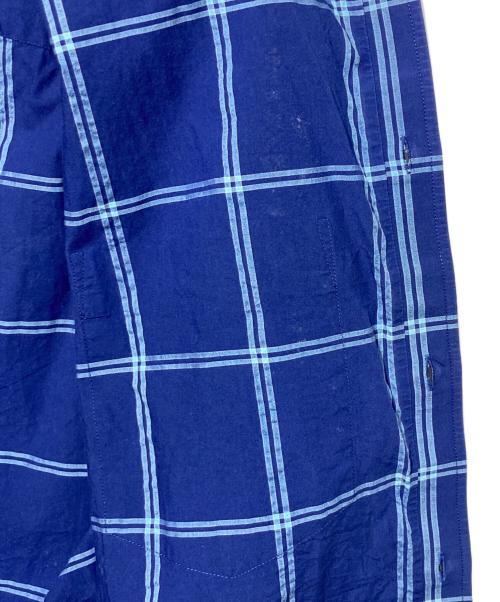BALENCIAGA（バレンシアガ）BALENCIAGA (バレンシアガ) チェックボタンダウンシャツ ブルー サイズ:37の古着・服飾アイテム
