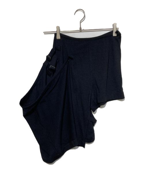 COMME des GARCONS（コムデギャルソン）COMME des GARCONS (コムデギャルソン) アシンメトリーウールハーフパンツ ブラック サイズ:Sの古着・服飾アイテム
