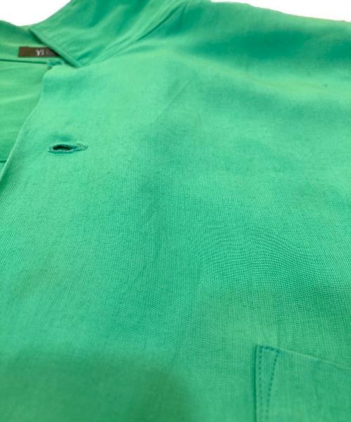 Y's for men（ワイズフォーメン）Y's for men (ワイズフォーメン) レーヨンロングシャツ グリーン サイズ:表記なしの古着・服飾アイテム