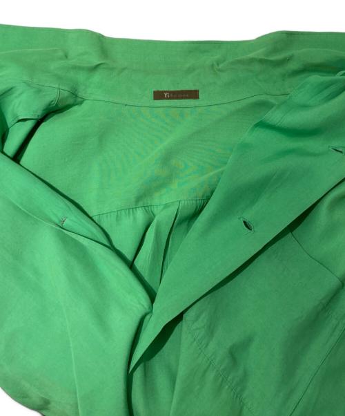 Y's for men（ワイズフォーメン）Y's for men (ワイズフォーメン) レーヨンロングシャツ グリーン サイズ:表記なしの古着・服飾アイテム