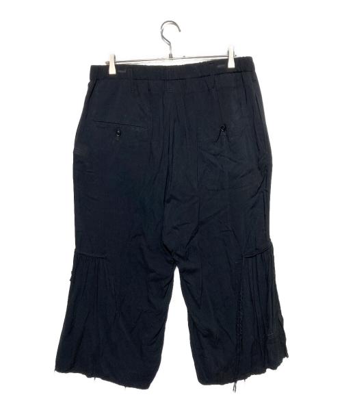 BLACK Scandal Yohji Yamamoto（ブラックスキャンダルヨウジヤマモト）BLACK Scandal Yohji Yamamoto (ブラックスキャンダルヨウジヤマモト) ドロストワイドパンツ ブラック サイズ:2の古着・服飾アイテム