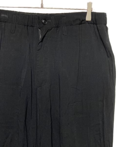 BLACK Scandal Yohji Yamamoto（ブラックスキャンダルヨウジヤマモト）BLACK Scandal Yohji Yamamoto (ブラックスキャンダルヨウジヤマモト) ドロストワイドパンツ ブラック サイズ:2の古着・服飾アイテム