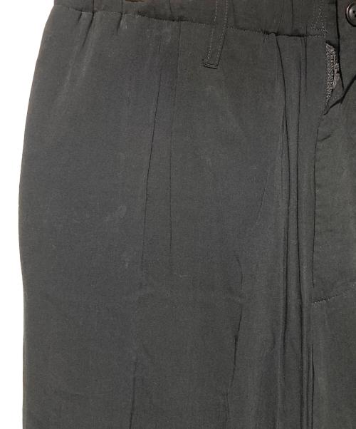 BLACK Scandal Yohji Yamamoto（ブラックスキャンダルヨウジヤマモト）BLACK Scandal Yohji Yamamoto (ブラックスキャンダルヨウジヤマモト) ドロストワイドパンツ ブラック サイズ:2の古着・服飾アイテム