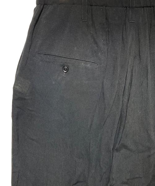 BLACK Scandal Yohji Yamamoto（ブラックスキャンダルヨウジヤマモト）BLACK Scandal Yohji Yamamoto (ブラックスキャンダルヨウジヤマモト) ドロストワイドパンツ ブラック サイズ:2の古着・服飾アイテム