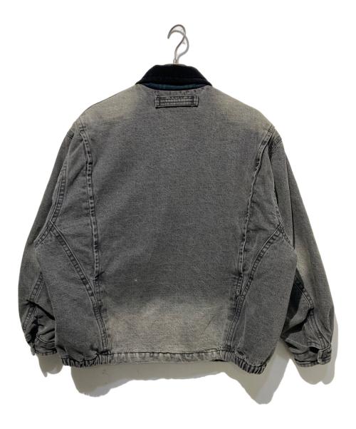 NAUTICA（ノーティカ）NAUTICA (ノーティカ) ヴィンテージ加工デニムブルゾン グレー サイズ:Mの古着・服飾アイテム