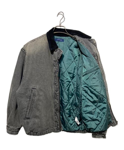 NAUTICA（ノーティカ）NAUTICA (ノーティカ) ヴィンテージ加工デニムブルゾン グレー サイズ:Mの古着・服飾アイテム