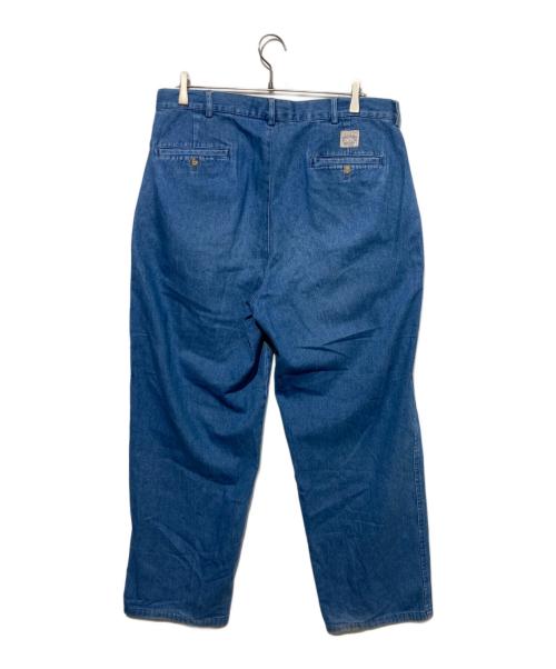 POLO RALPH LAUREN（ポロ・ラルフローレン）POLO RALPH LAUREN (ポロ・ラルフローレン) タックデニムパンツ インディゴ サイズ:36の古着・服飾アイテム