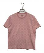 COACHコーチ）の古着「オール オーバー シグネチャー Tシャツ」｜ピンク