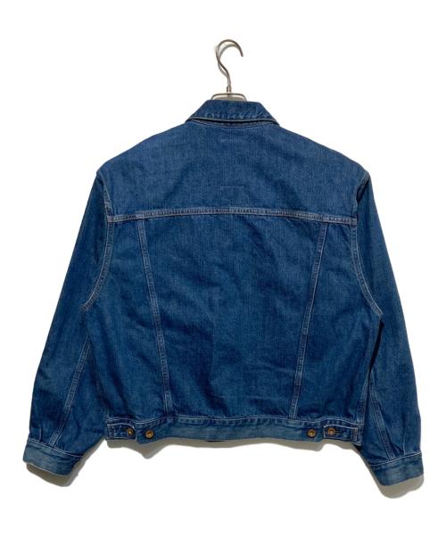maison kitsune（メゾンキツネ）maison kitsune (メゾンキツネ) KURO (クロ) Selvedge Voyage Denim Jacket インディゴ サイズ:2の古着・服飾アイテム