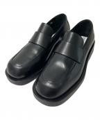 JIMMY CHOOジミーチュウ）の古着「BUFF LOAFER AQO」｜ブラック