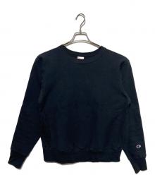 Champion（チャンピオン）の古着「クルーネックスウェット」｜ブラック