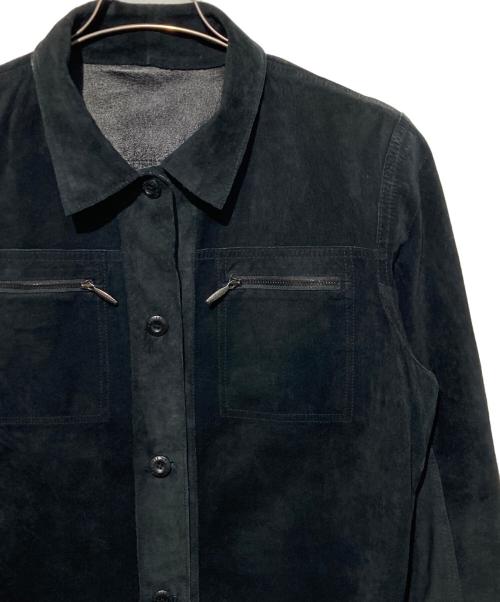 DIESEL（ディーゼル）DIESEL (ディーゼル) レザージャケット ブラック サイズ:Sの古着・服飾アイテム